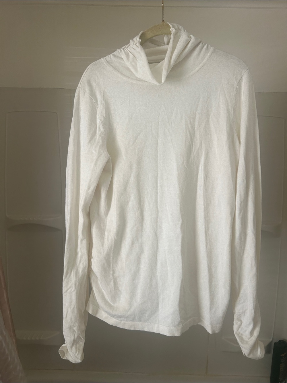 Women's Lightweight White Sweater